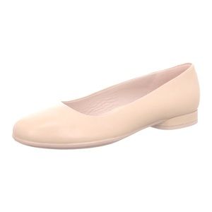 ECCO Anine Ballerina Flat, Leather, Ivory, EU 35 (size 5)